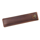Maxbell Pen Protective Sleeve Easy to Use Pen Storage Organizer Waterproof Pen Pouch Brown