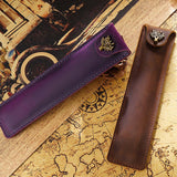 Maxbell Pen Protective Sleeve Easy to Use Pen Storage Organizer Waterproof Pen Pouch Brown