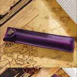 Maxbell Pen Protective Sleeve Easy to Use Pen Storage Organizer Waterproof Pen Pouch Violet