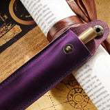 Maxbell Pen Protective Sleeve Easy to Use Pen Storage Organizer Waterproof Pen Pouch Violet