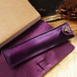 Maxbell Pen Protective Sleeve Easy to Use Pen Storage Organizer Waterproof Pen Pouch Violet