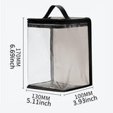 Maxbell Zipper Pouch Pencil Case Clear Makeup Cosmetic Bags for Storage File Erasers