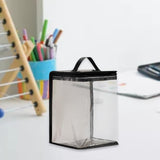 Maxbell Zipper Pouch Pencil Case Clear Makeup Cosmetic Bags for Storage File Erasers