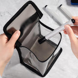 Maxbell Zipper Pouch Pencil Case Clear Makeup Cosmetic Bags for Storage File Erasers
