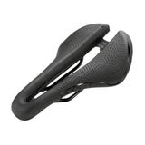 Maxbell Bicycle Saddle Waterproof Hollow Sturdy Bicycle Seat for Exercise Bike Women Black