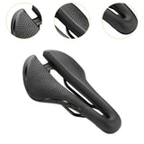 Maxbell Bicycle Saddle Waterproof Hollow Sturdy Bicycle Seat for Exercise Bike Women Black