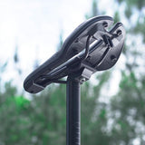 Maxbell Bicycle Saddle Waterproof Hollow Sturdy Bicycle Seat for Exercise Bike Women Black