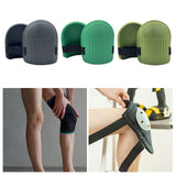 Maxbell 1 Pair EVA Foam Gardening Knee Pads Waterproof Knee Protector for Homeowners Black