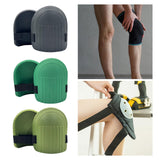 Maxbell 1 Pair EVA Foam Gardening Knee Pads Waterproof Knee Protector for Homeowners Black