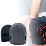 Maxbell 1 Pair EVA Foam Gardening Knee Pads Waterproof Knee Protector for Homeowners Black