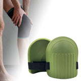 Maxbell 1 Pair EVA Foam Gardening Knee Pads Waterproof Knee Protector for Homeowners Green