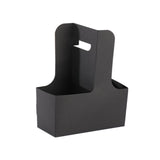 Maxbell 10 Pieces Drink Carrier with Handle Foldable for Bubble Tea Juice Milkshakes Black
