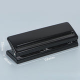Maxbell 6 Holes Puncher Versatile Convenient Paper Puncher for Home Classroom School