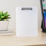 Maxbell Clipboard with Storage Heavy Duty Clipboard Folder for Work Classroom Office clear