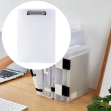 Maxbell Clipboard with Storage Heavy Duty Clipboard Folder for Work Classroom Office clear