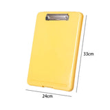 Maxbell Clipboard with Storage Heavy Duty Clipboard Folder for Work Classroom Office yellow
