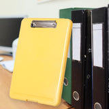 Maxbell Clipboard with Storage Heavy Duty Clipboard Folder for Work Classroom Office yellow