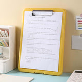 Maxbell Clipboard with Storage Heavy Duty Clipboard Folder for Work Classroom Office yellow