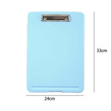 Maxbell Clipboard with Storage Heavy Duty Clipboard Folder for Work Classroom Office blue