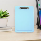 Maxbell Clipboard with Storage Heavy Duty Clipboard Folder for Work Classroom Office blue