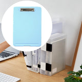 Maxbell Clipboard with Storage Heavy Duty Clipboard Folder for Work Classroom Office blue