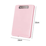 Maxbell Clipboard with Storage Heavy Duty Clipboard Folder for Work Classroom Office pink