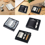 Maxbell Hip Flasks Set Flasks Portable Pocket Flasks for Camping Travel Hiking gray net