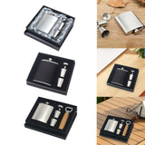 Maxbell Hip Flasks Set Flasks Portable Pocket Flasks for Camping Travel Hiking gray net