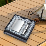 Maxbell Hip Flasks Set Flasks Portable Pocket Flasks for Camping Travel Hiking gray net