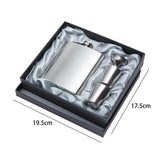 Maxbell Hip Flasks Set Flasks Portable Pocket Flasks for Camping Travel Hiking gray net