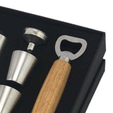 Maxbell Hip Flasks Set Flasks Portable Pocket Flasks for Camping Travel Hiking with opener