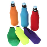 Maxbell Beer Bottle Insulator Sleeve Beer Bottle Coolers Cover for Outdoor Activities Light Blue