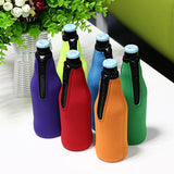 Maxbell Beer Bottle Insulator Sleeve Beer Bottle Coolers Cover for Outdoor Activities Light Blue