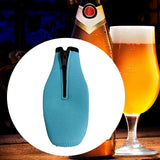 Maxbell Beer Bottle Insulator Sleeve Beer Bottle Coolers Cover for Outdoor Activities Light Blue