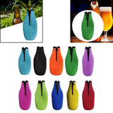 Maxbell Beer Bottle Insulator Sleeve Beer Bottle Coolers Cover for Outdoor Activities Light Blue