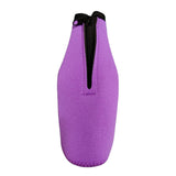 Maxbell Beer Bottle Insulator Sleeve Beer Bottle Coolers Cover for Outdoor Activities Purple