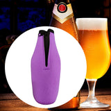 Maxbell Beer Bottle Insulator Sleeve Beer Bottle Coolers Cover for Outdoor Activities Purple
