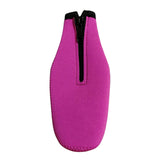 Maxbell Beer Bottle Insulator Sleeve Beer Bottle Coolers Cover for Outdoor Activities Rose Red