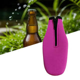 Maxbell Beer Bottle Insulator Sleeve Beer Bottle Coolers Cover for Outdoor Activities Rose Red