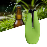 Maxbell Beer Bottle Insulator Sleeve Beer Bottle Coolers Cover for Outdoor Activities Light Green