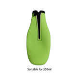 Maxbell Beer Bottle Insulator Sleeve Beer Bottle Coolers Cover for Outdoor Activities Light Green