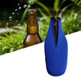 Maxbell Beer Bottle Insulator Sleeve Beer Bottle Coolers Cover for Outdoor Activities Navy blue