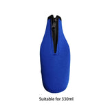 Maxbell Beer Bottle Insulator Sleeve Beer Bottle Coolers Cover for Outdoor Activities Navy blue