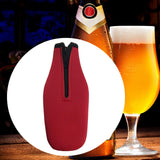 Maxbell Beer Bottle Insulator Sleeve Beer Bottle Coolers Cover for Outdoor Activities Red