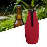 Maxbell Beer Bottle Insulator Sleeve Beer Bottle Coolers Cover for Outdoor Activities Red