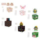 Maxbell Birthday Money Drawer Money Gift Boxes for Cash with Pull Out for Adults Men Pink cake
