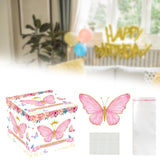 Maxbell Birthday Money Drawer Money Gift Boxes for Cash with Pull Out for Adults Men Butterfly