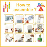 Maxbell Birthday Money Drawer Money Gift Boxes for Cash with Pull Out for Adults Men rugby