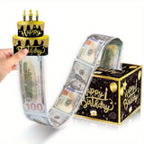 Maxbell Happy Birthday Money Gift Box DIY Set Birthday Money Box for Men Boys Adults