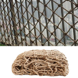 Maxbell Hemp Ropes Net Practical Multipurpose Twine Net for Climb Plant Home Balcony Rope Thickness 5mm